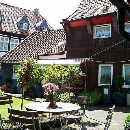 Altes Tageloehnerhaus Von 1510 Mit Garten Und Parkplatz Villa Goslar Eksteriør billede