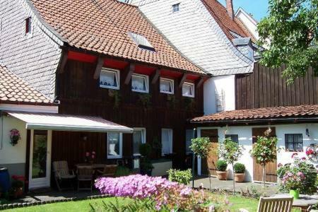 Altes Tageloehnerhaus Von 1510 Mit Garten Und Parkplatz Goslar Eksteriør billede